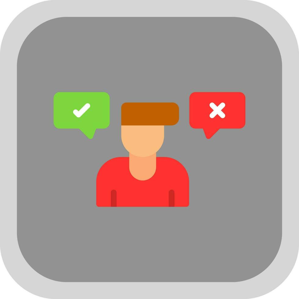 Decision Marker Vector Icon Design
