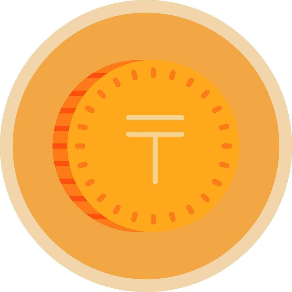 Tenge Vector Icon Design