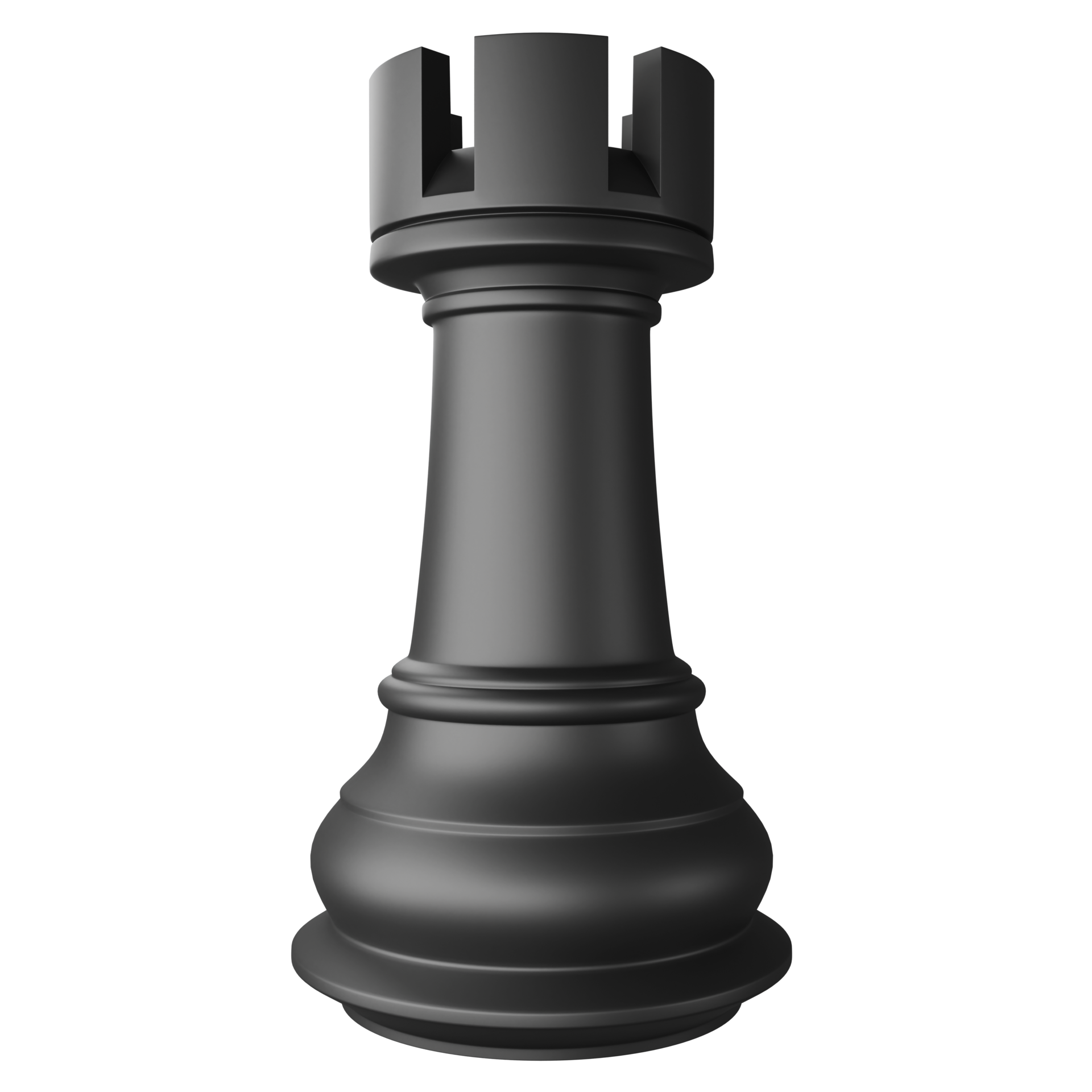 Rook Black Chess Piece PNG Clip Art - Best WEB Clipart