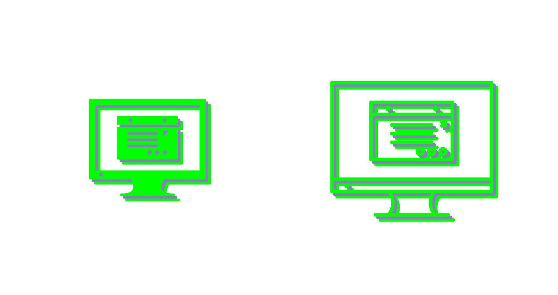 Unique Internet Ads Vector Icon