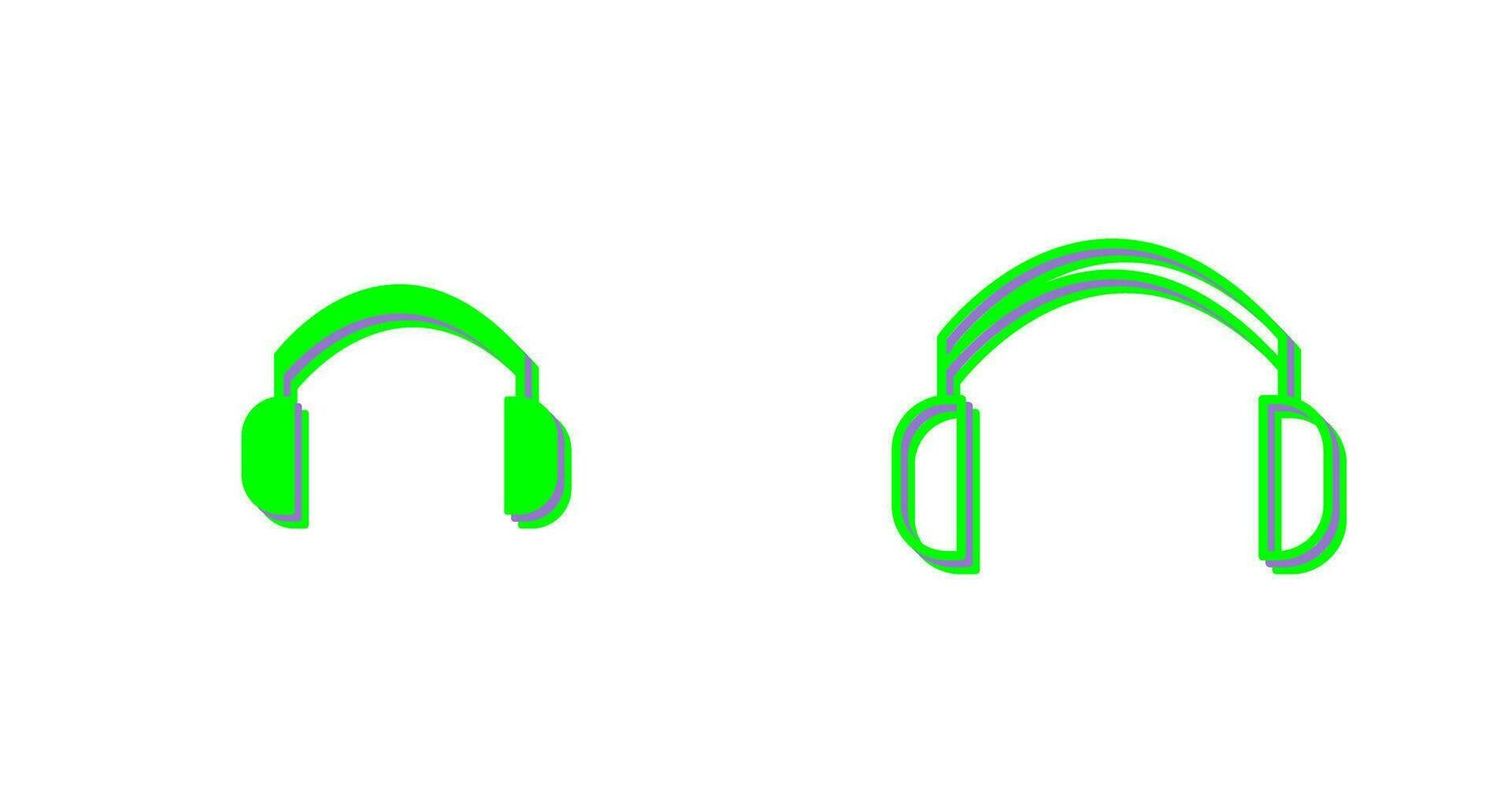 icono de vector de auriculares