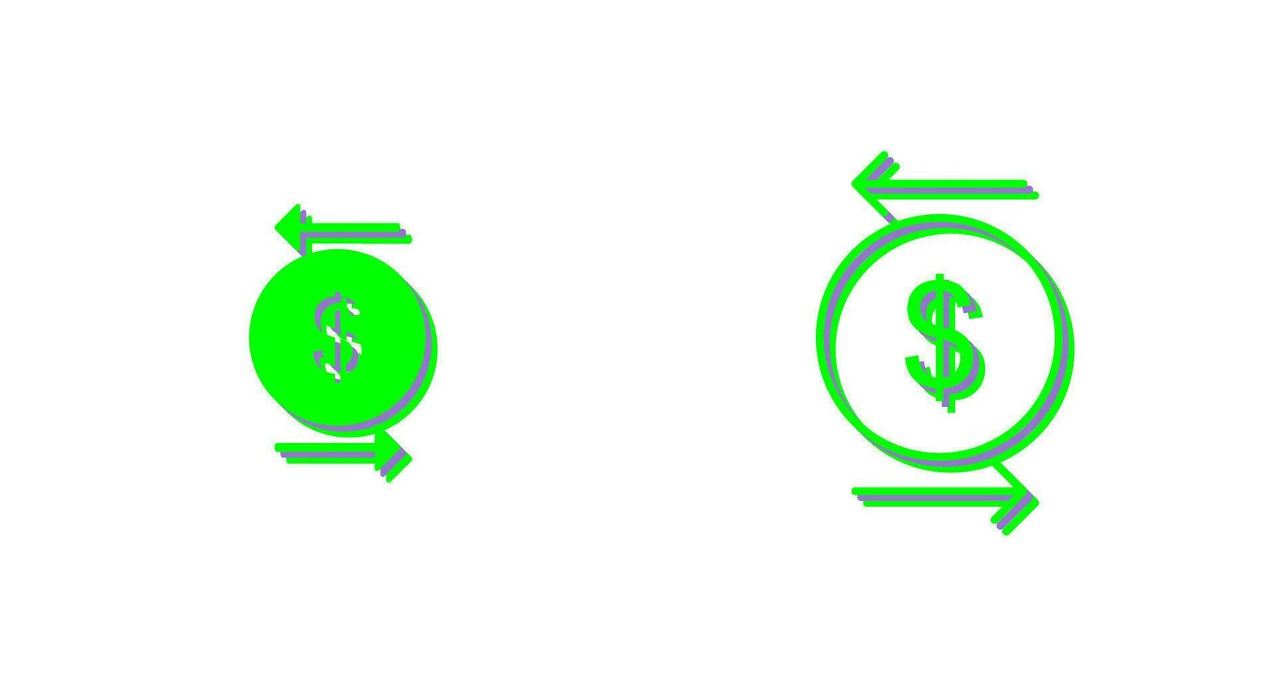 Unique Transcation Vector Icon