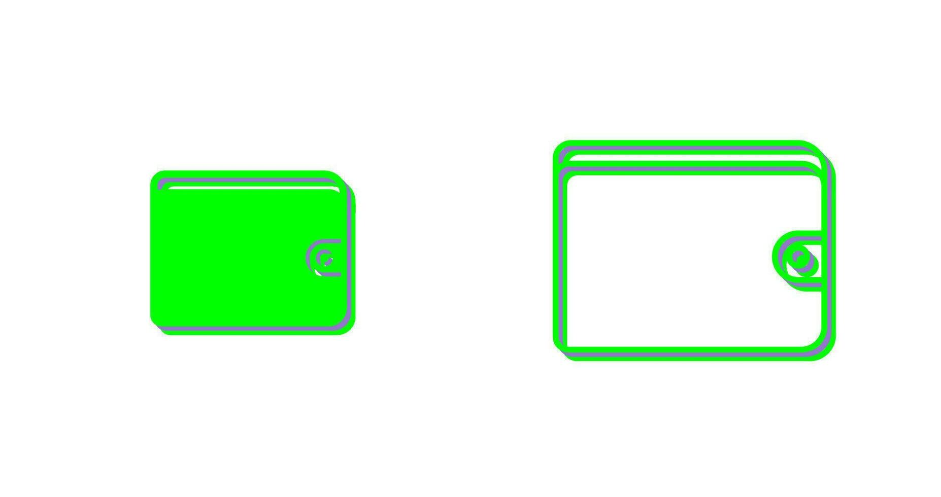 Unique Wallet Vector Icon