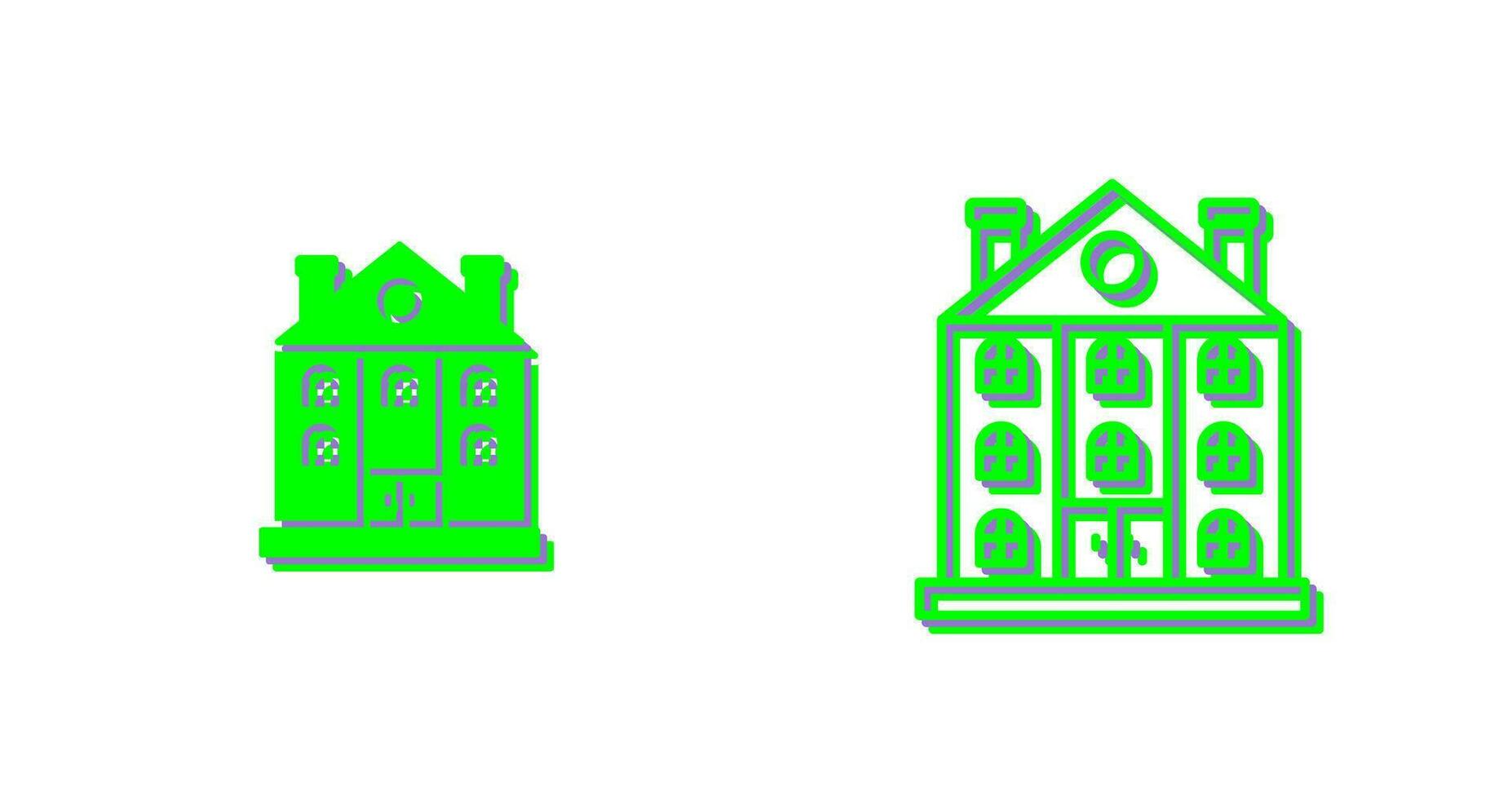Mansion Vector Icon