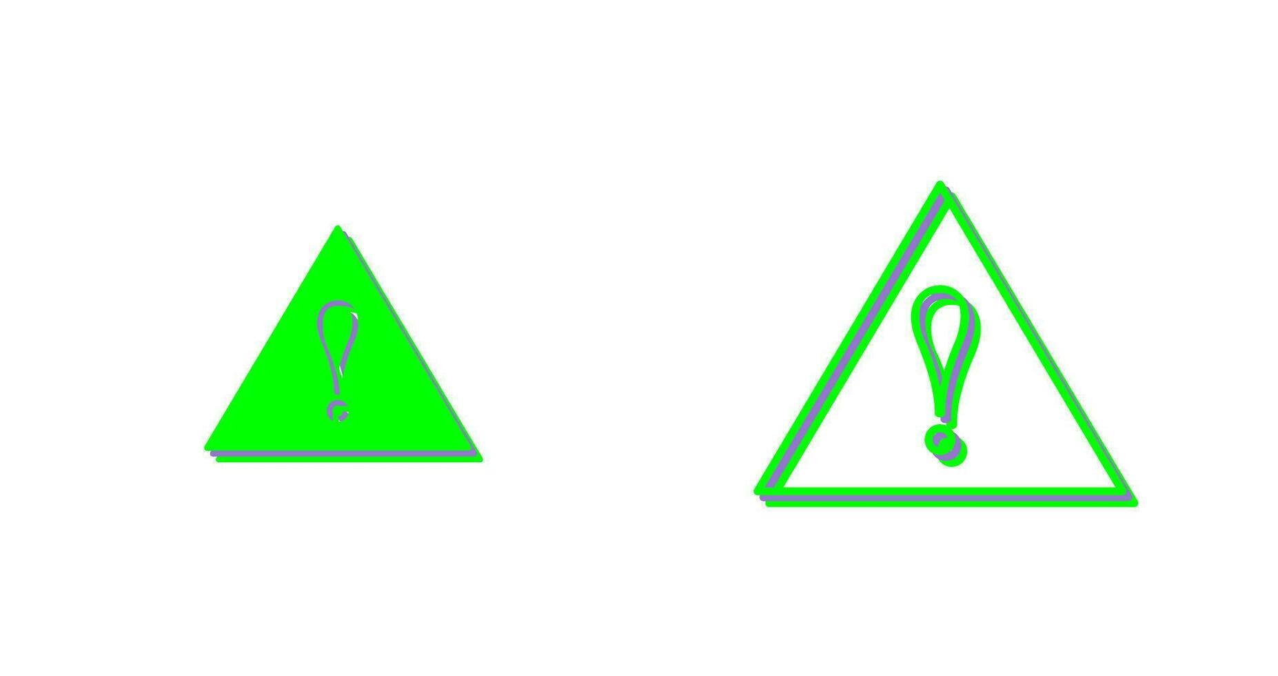 Unique Alert Vector Icon