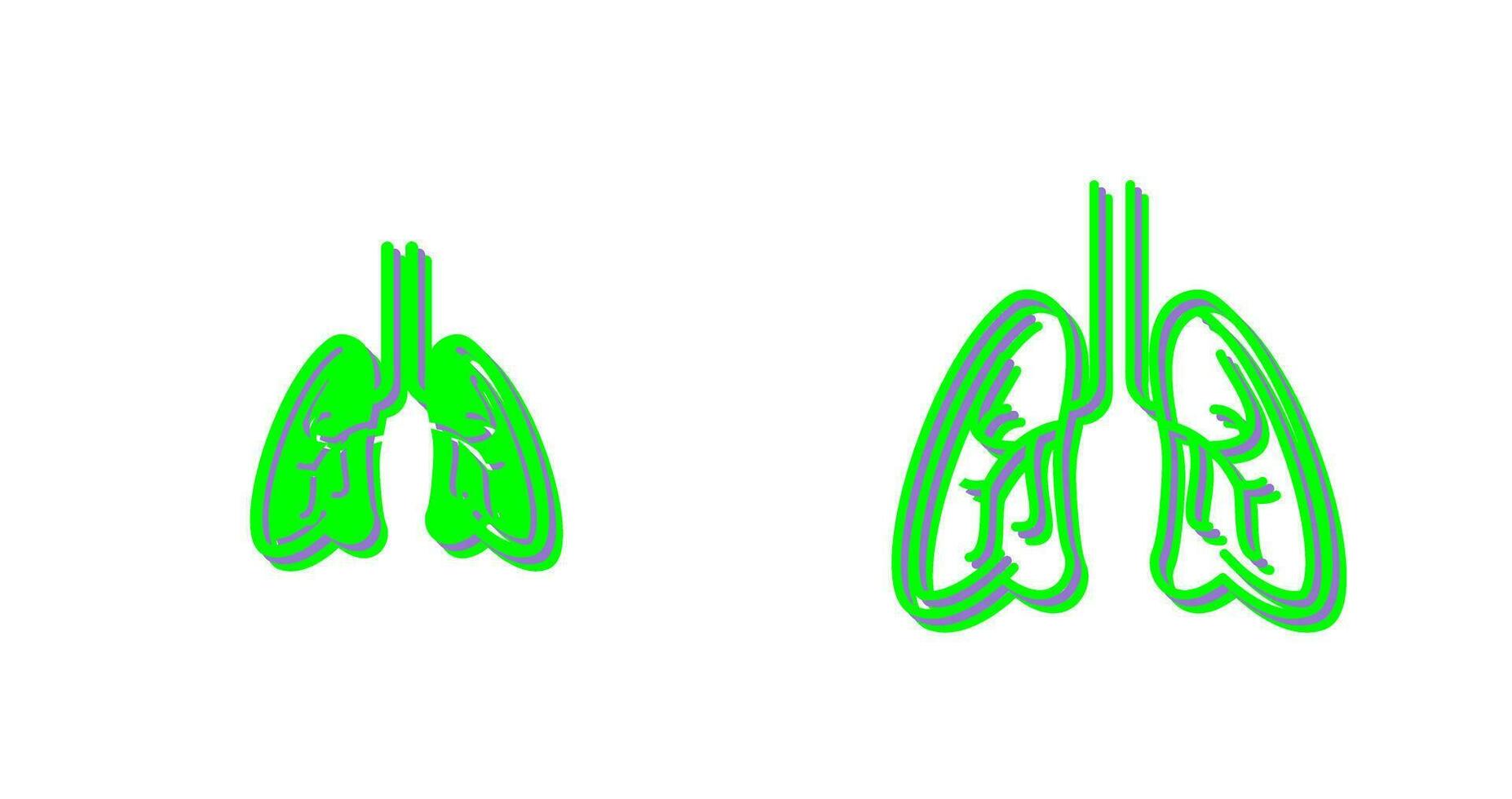 Lungs Vector Icon