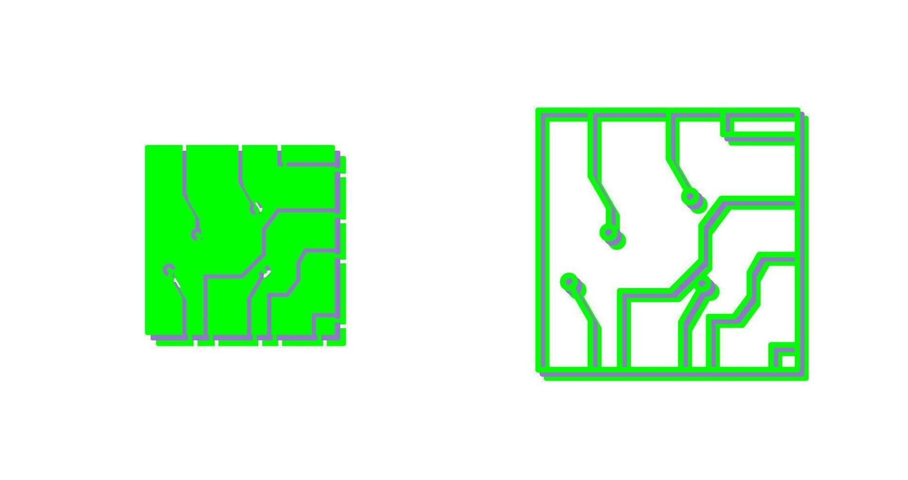 Electrical circuit Vector Icon