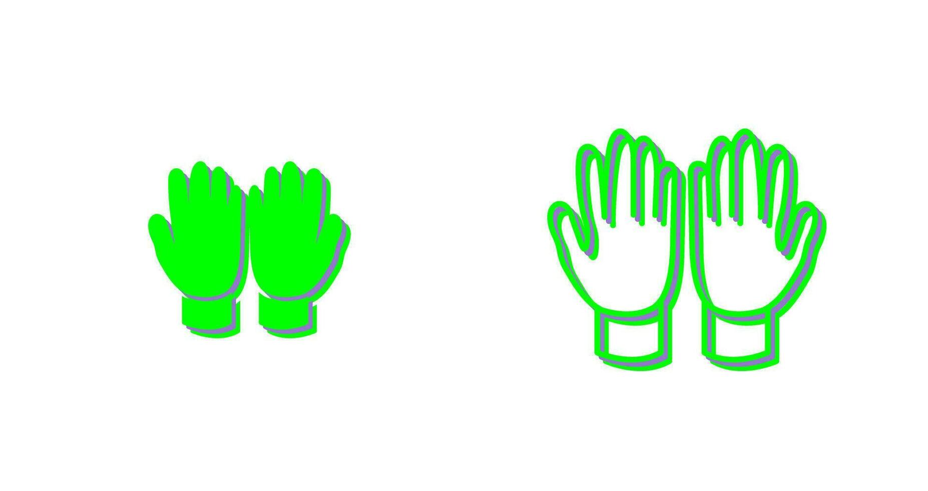 Gardening Gloves Vector Icon