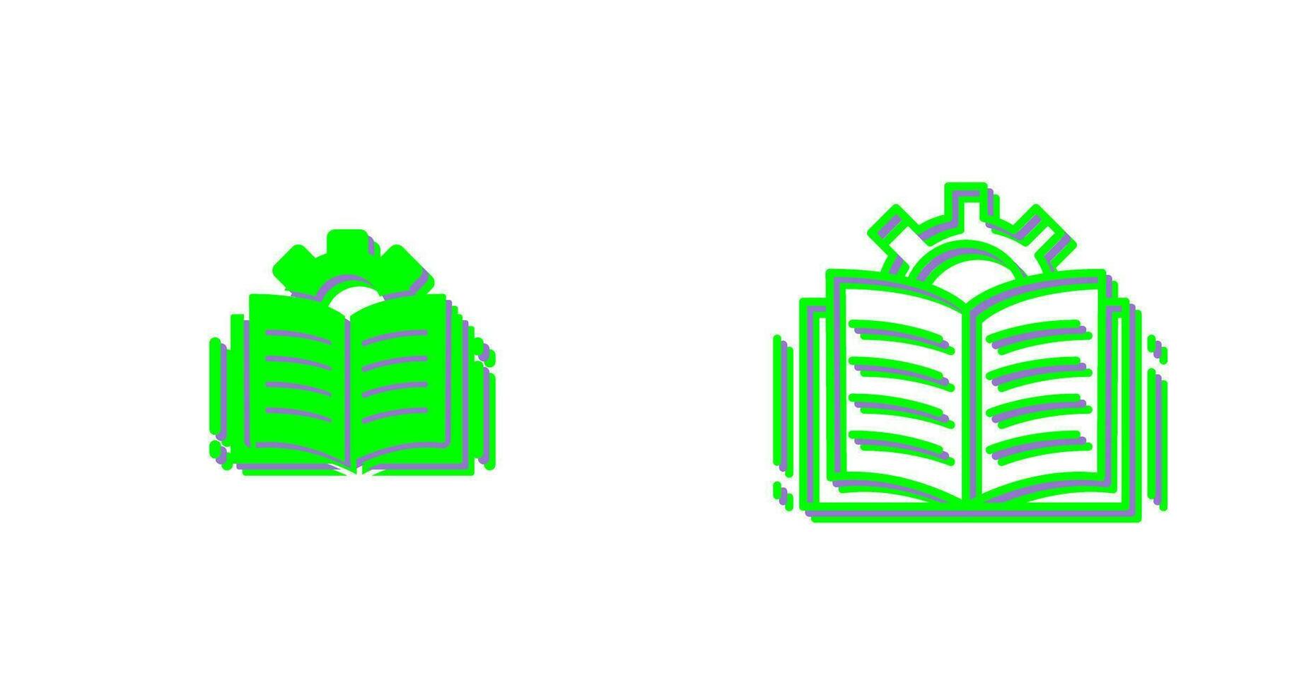 Open Book Vector Icon