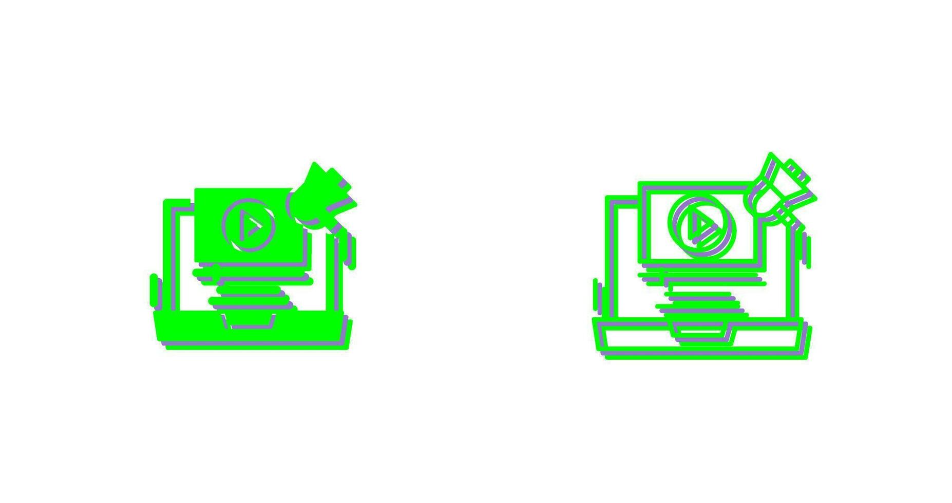 Video Marketing Vector Icon