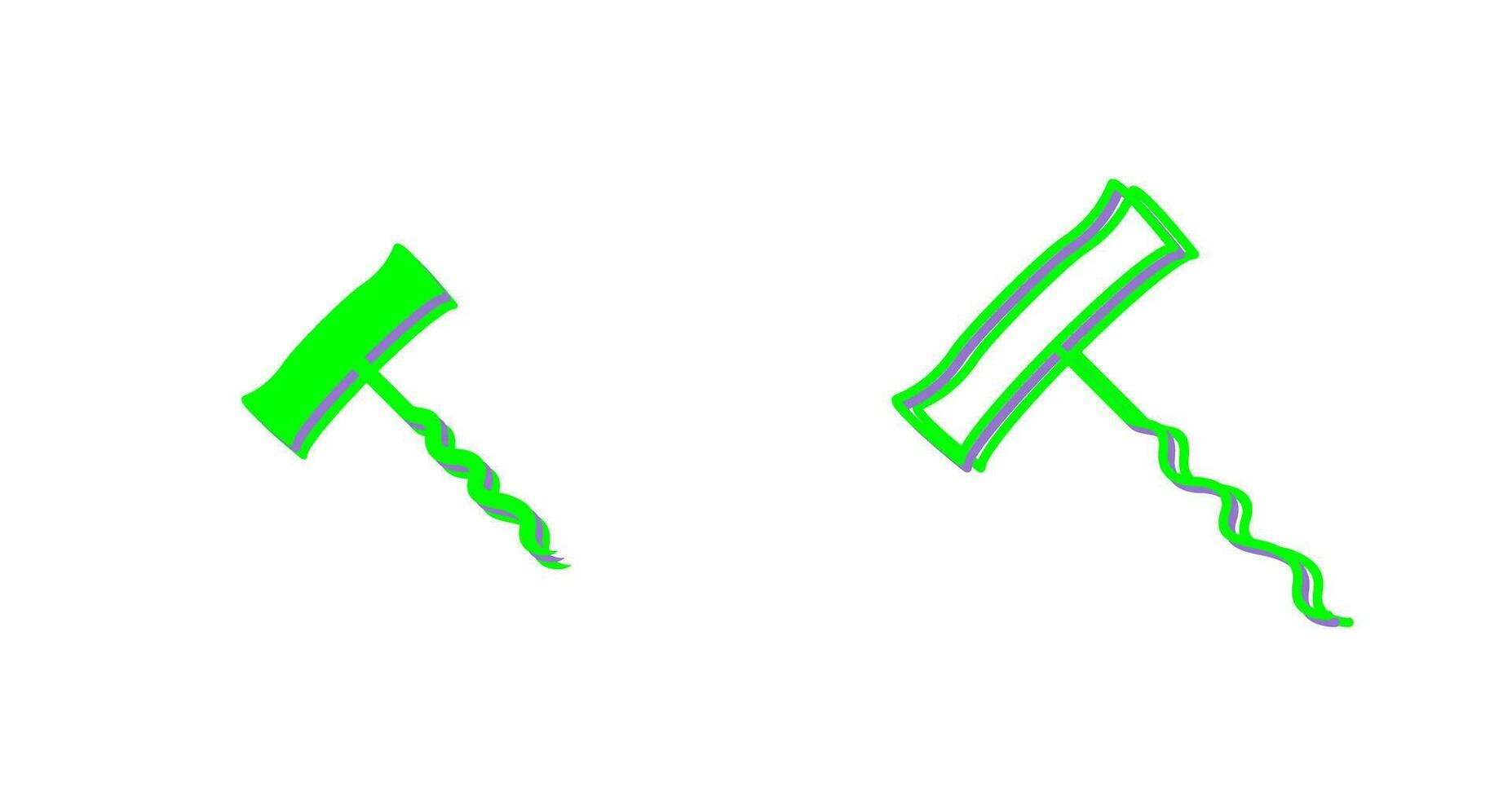 Unique Corkscrew Vector Icon