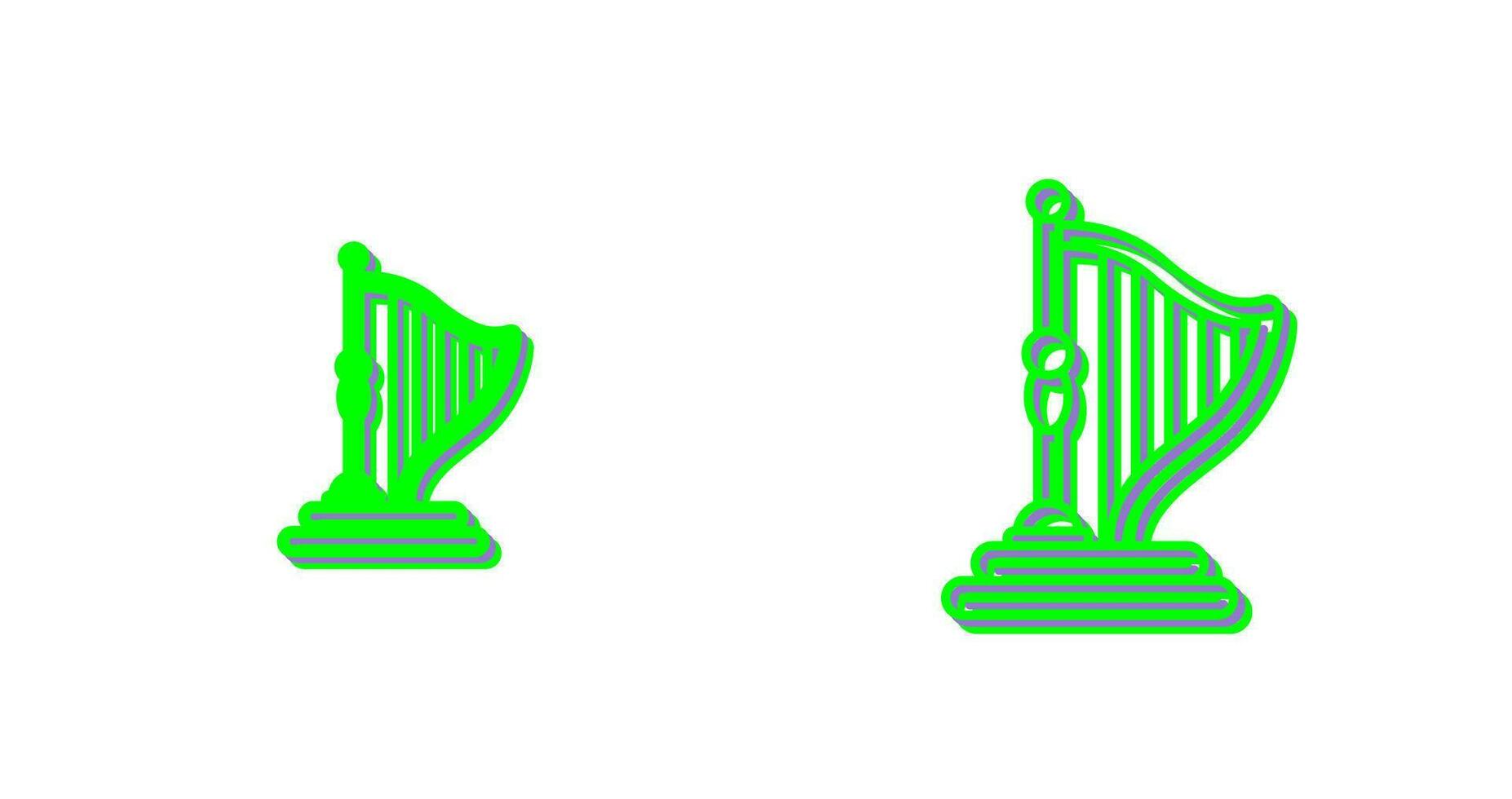 Harp Vector Icon