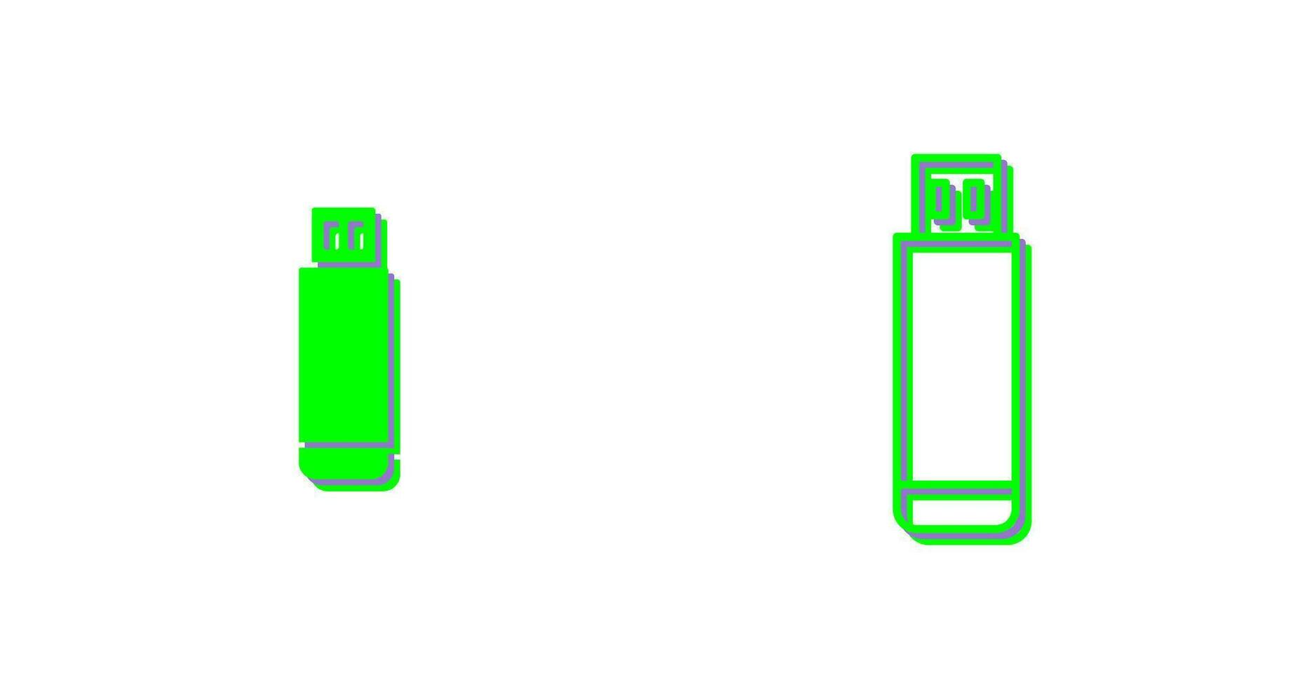 USB Drive Vector Icon