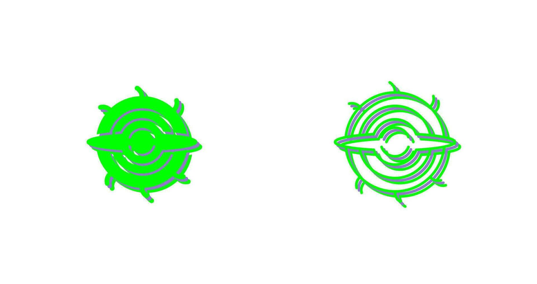 Black Hole Vector Icon