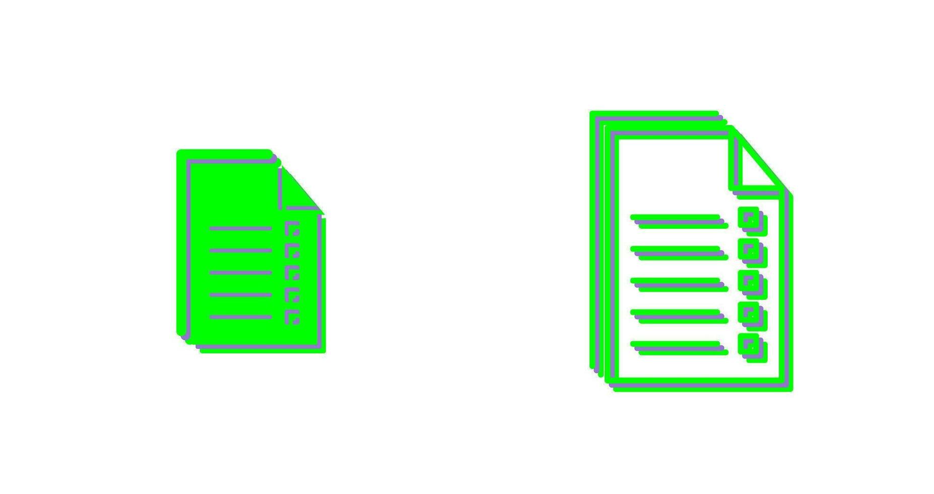 Data Files Vector Icon