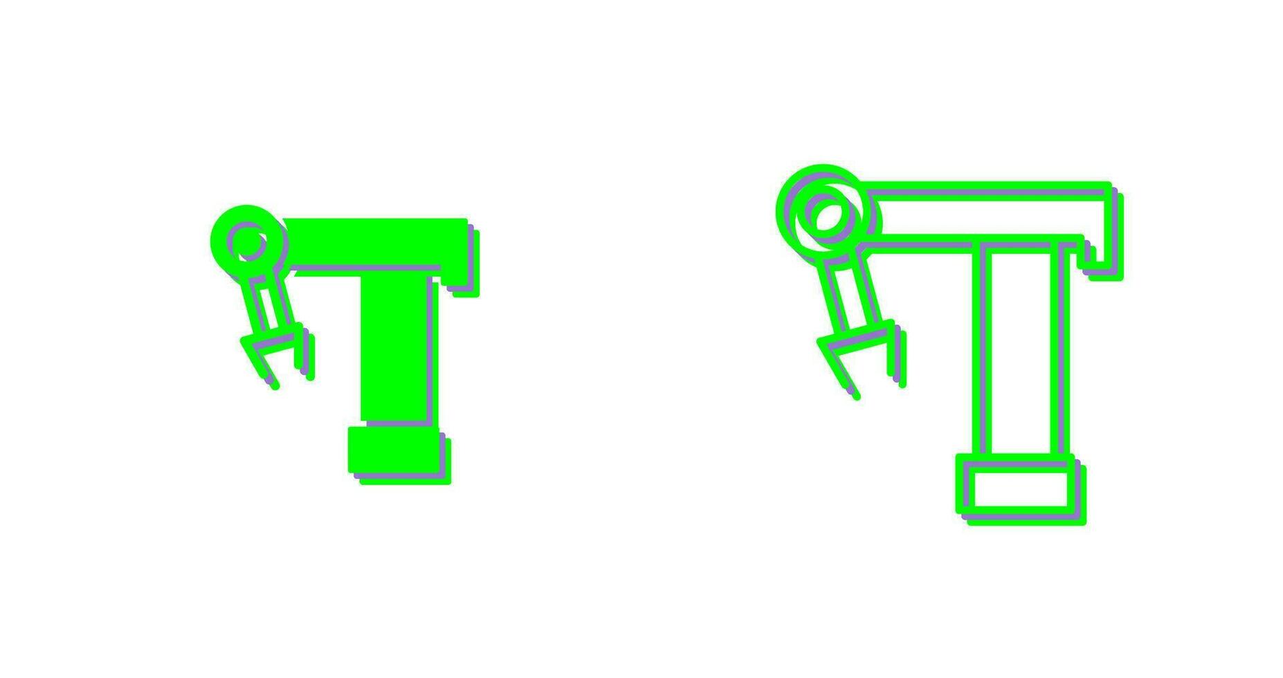 Robotic Arm Vector Icon
