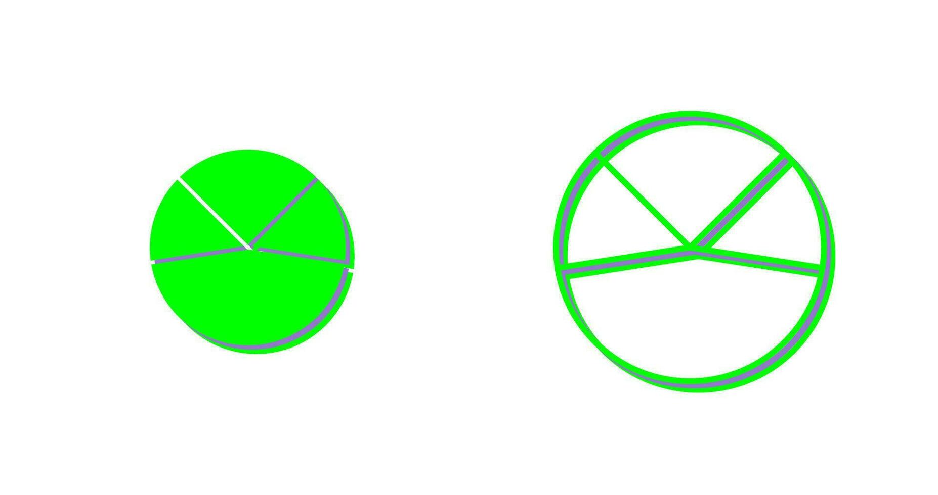 Pie Chart Analysis Vector Icon