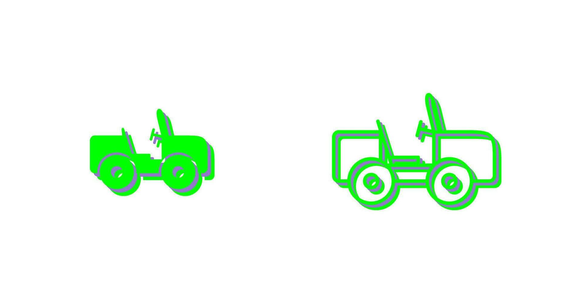 Safari Jeep Vector Icon