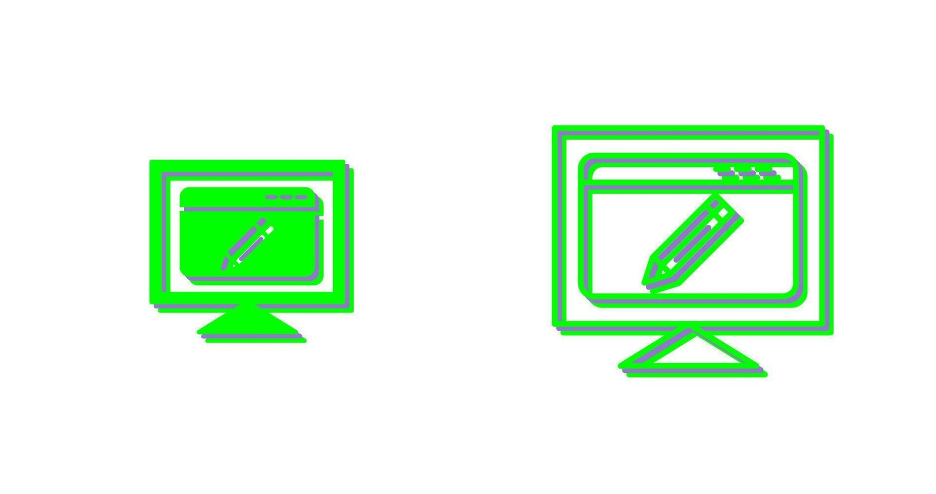 Edit Webpage Vector Icon