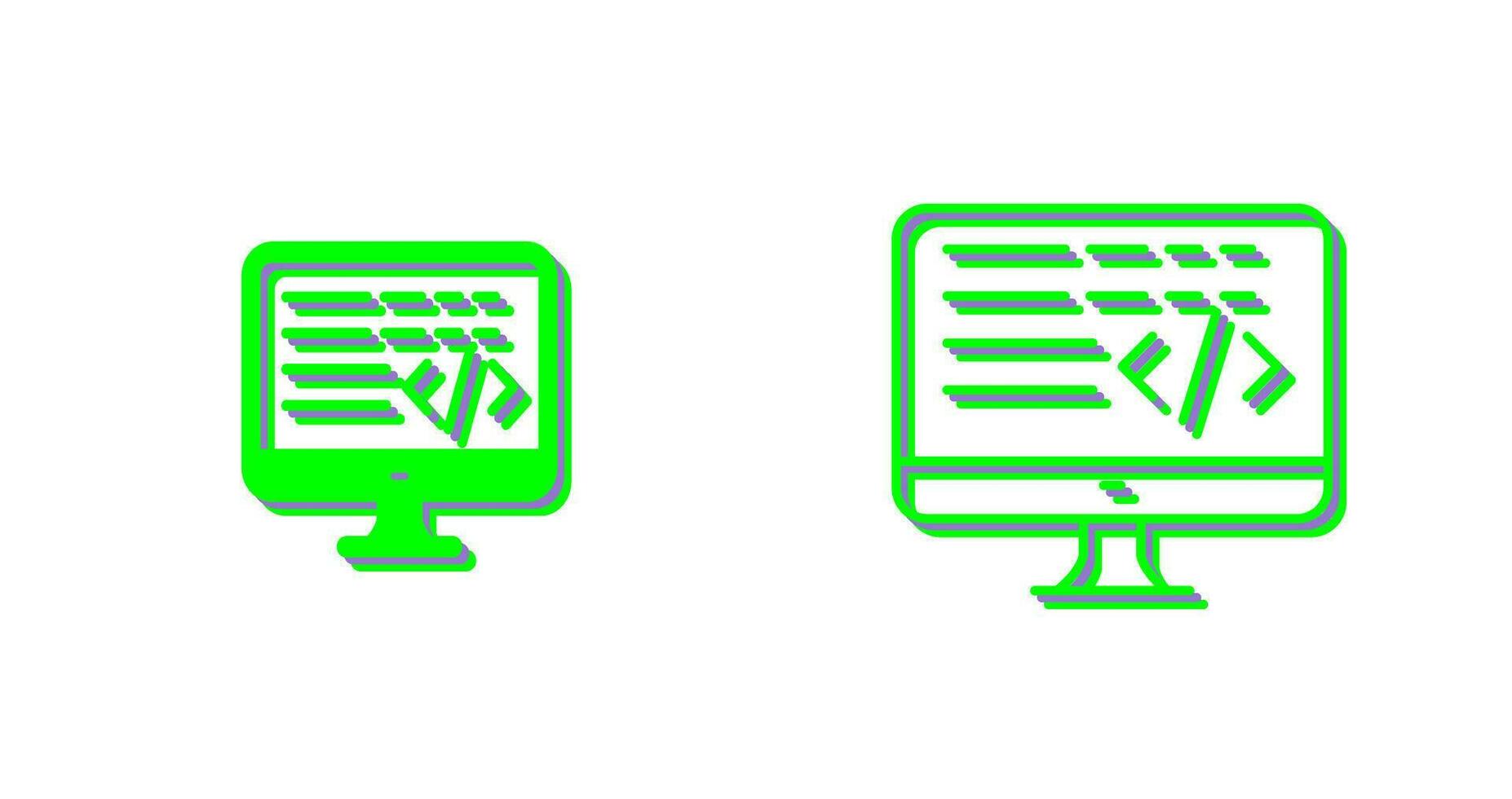 Coding Vector Icon