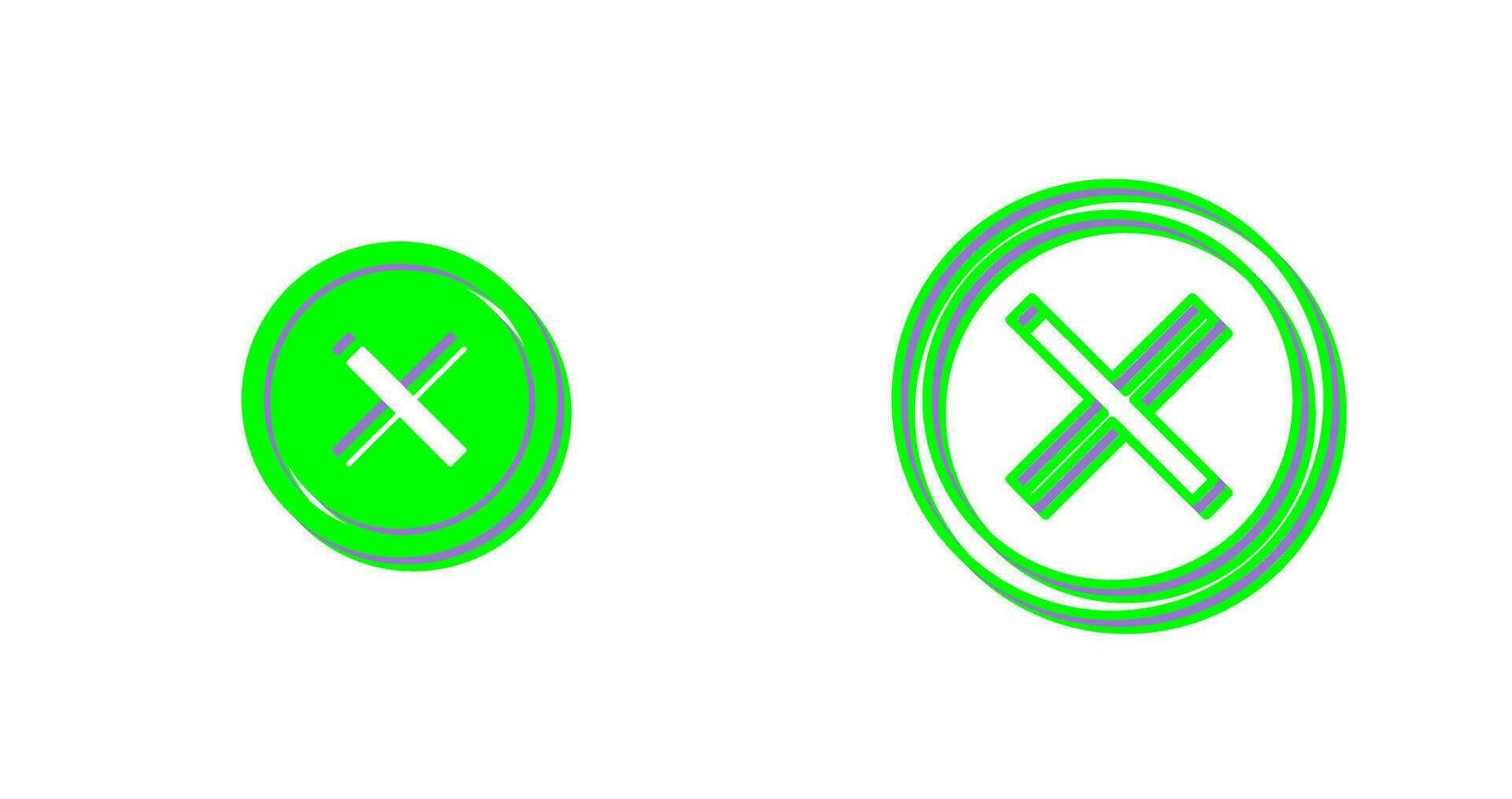 Do Not Cross Vector Icon