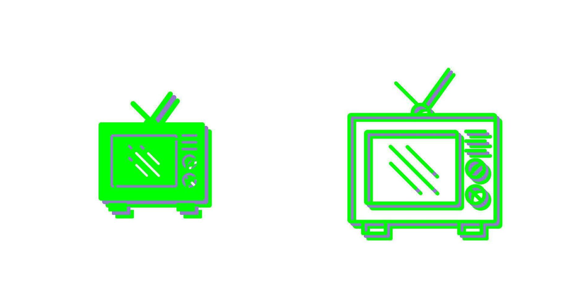 Old TV Vector Icon