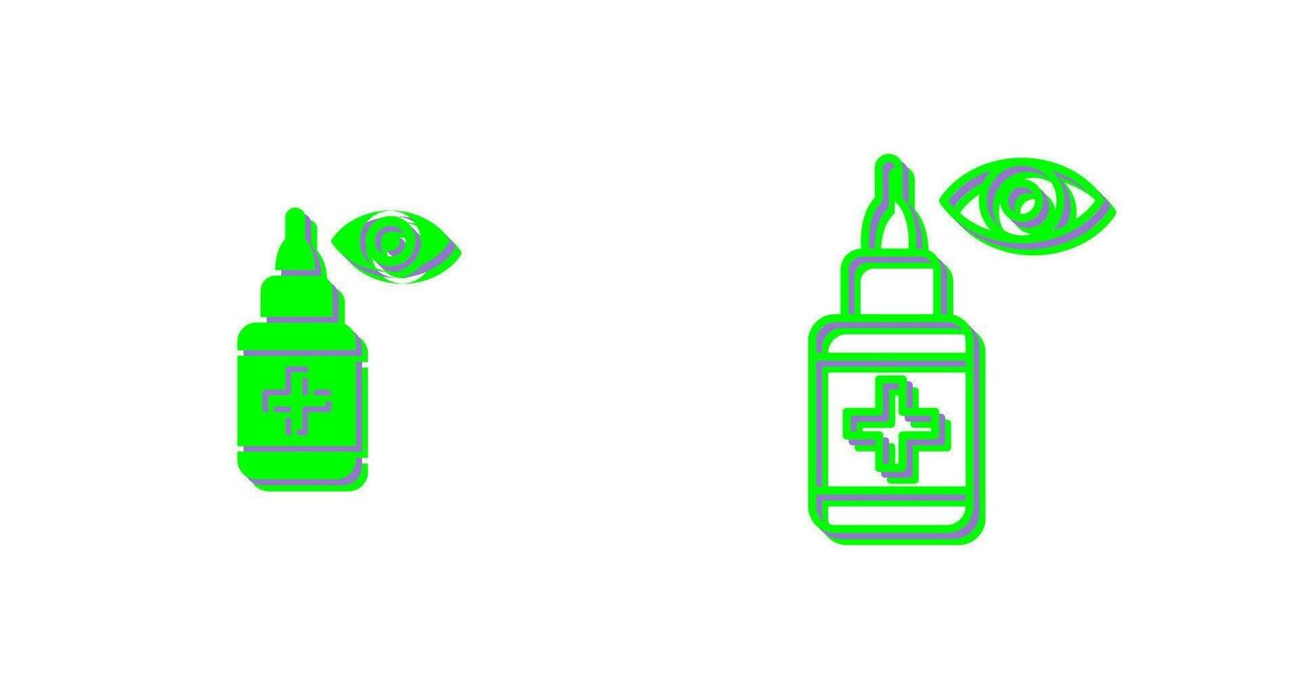 Eye Drop Vector Icon