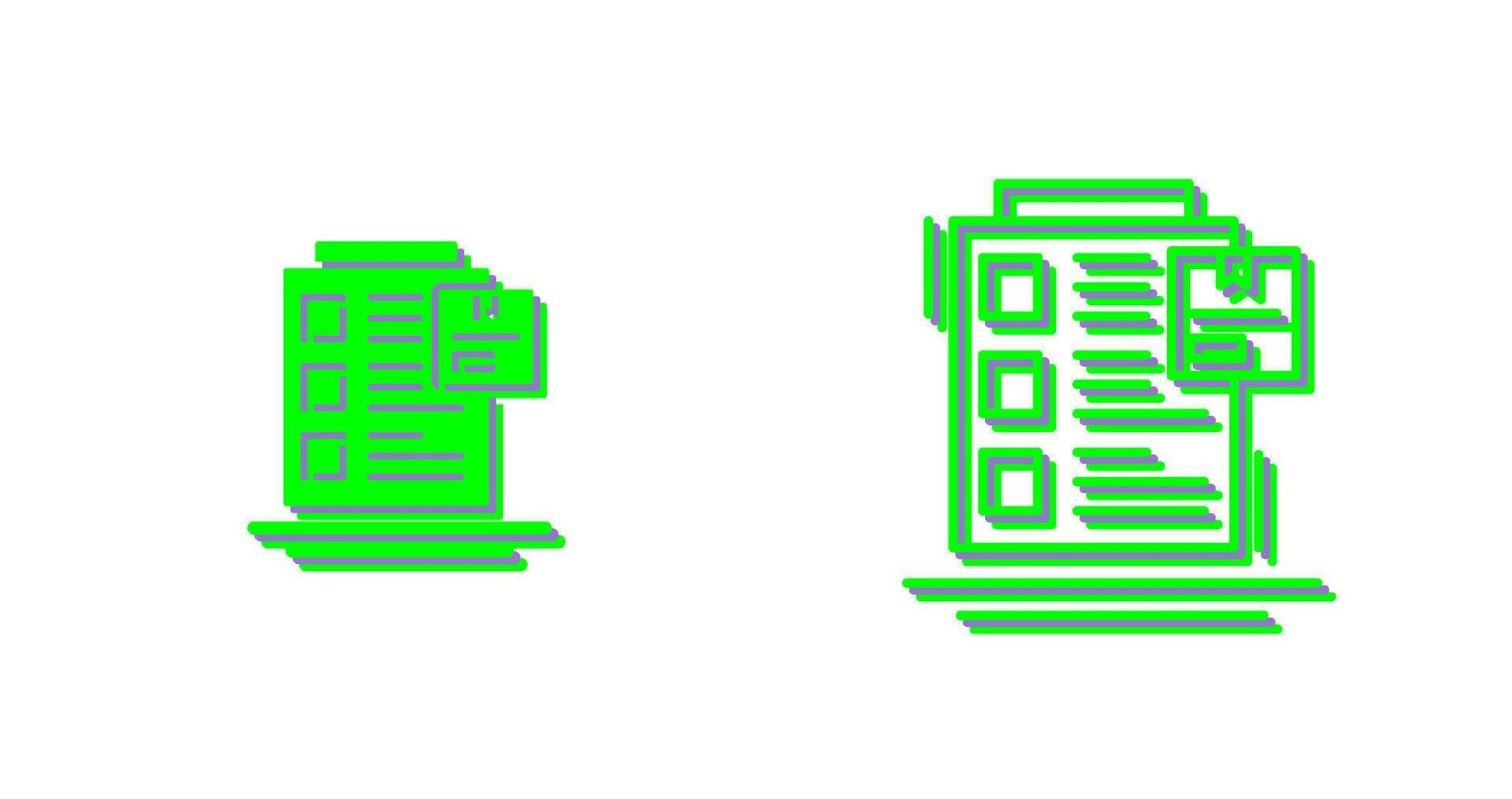 Order List Vector Icon