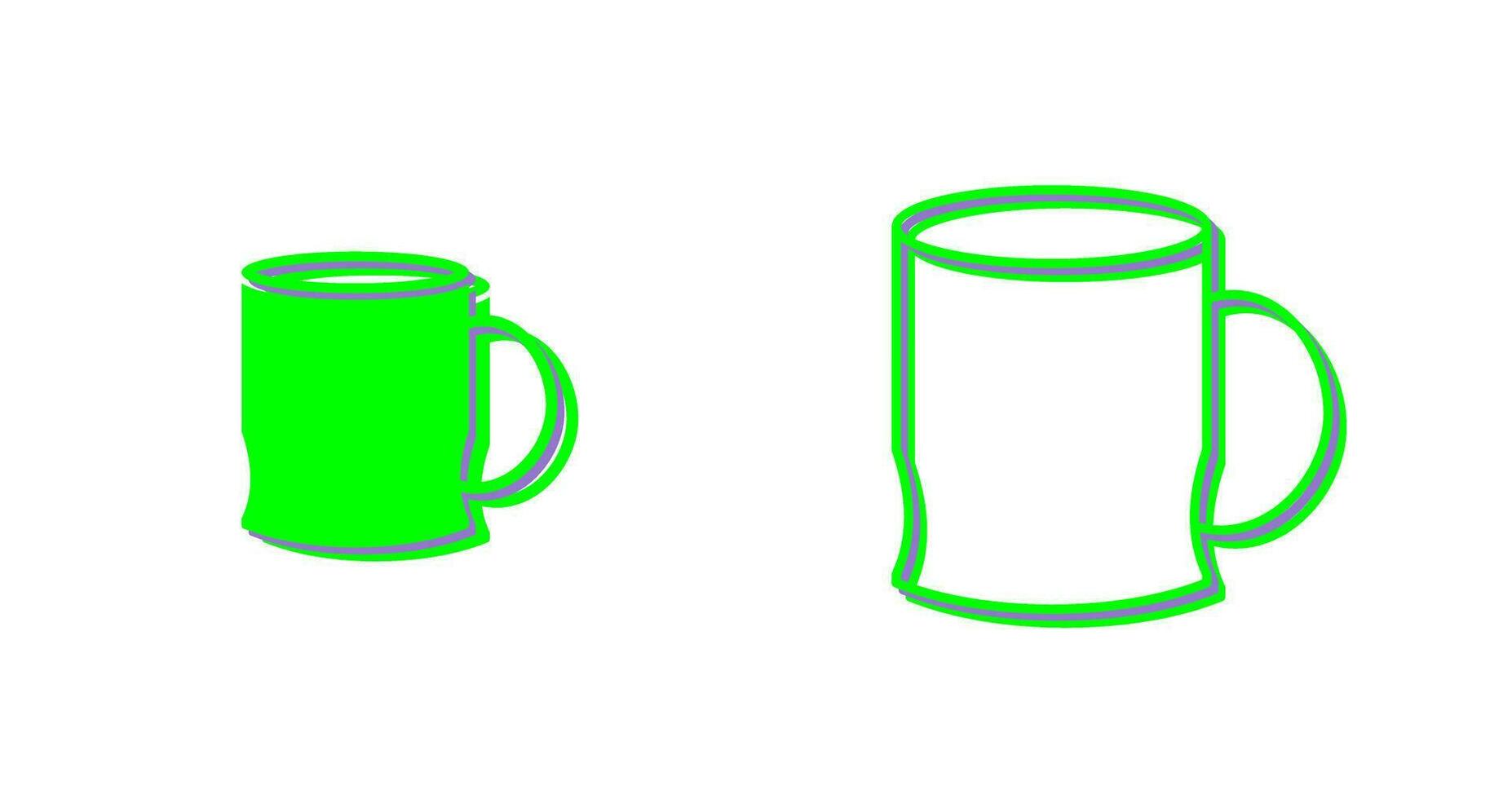 icono de vector de taza de café