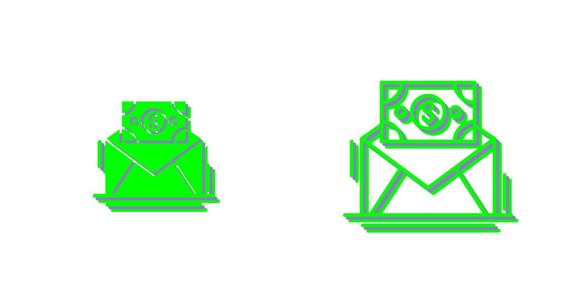 Mail Coin Vector Icon