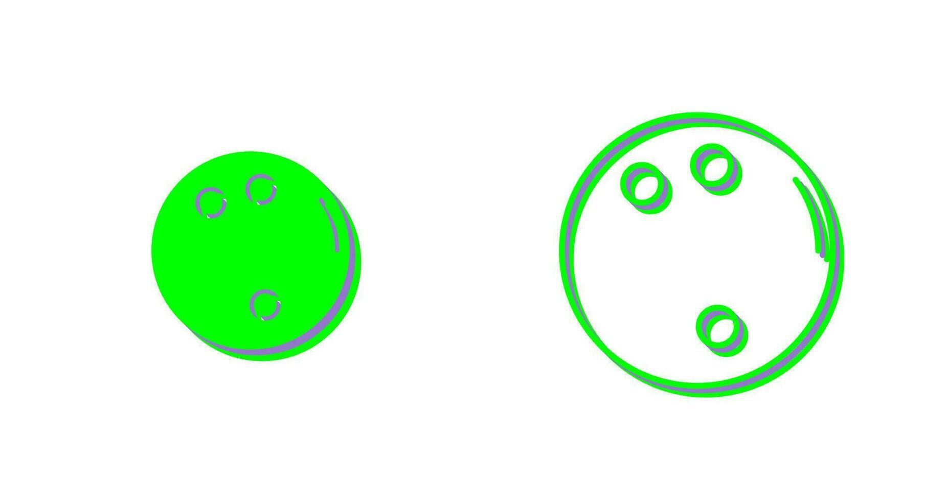 Bowling Ball Vector Icon