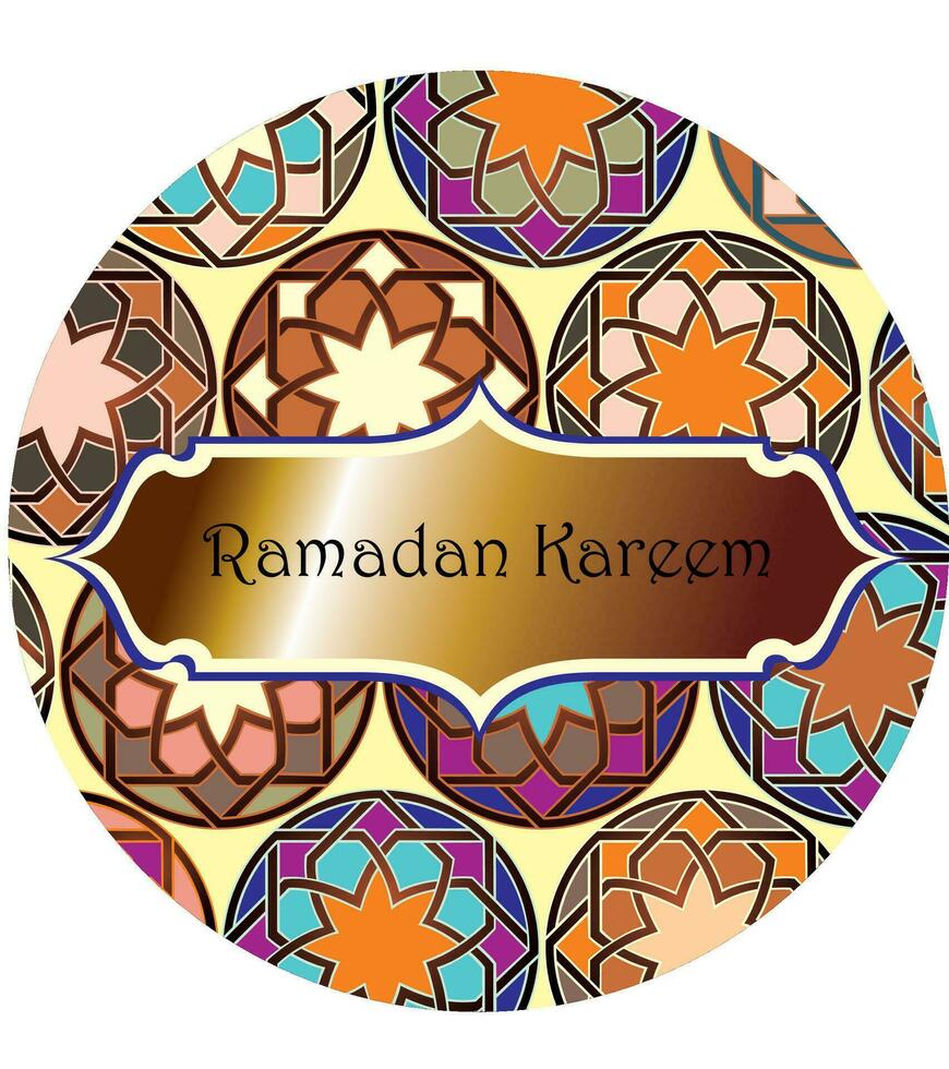 Ramadan traditions. Ramadan greeting card vector