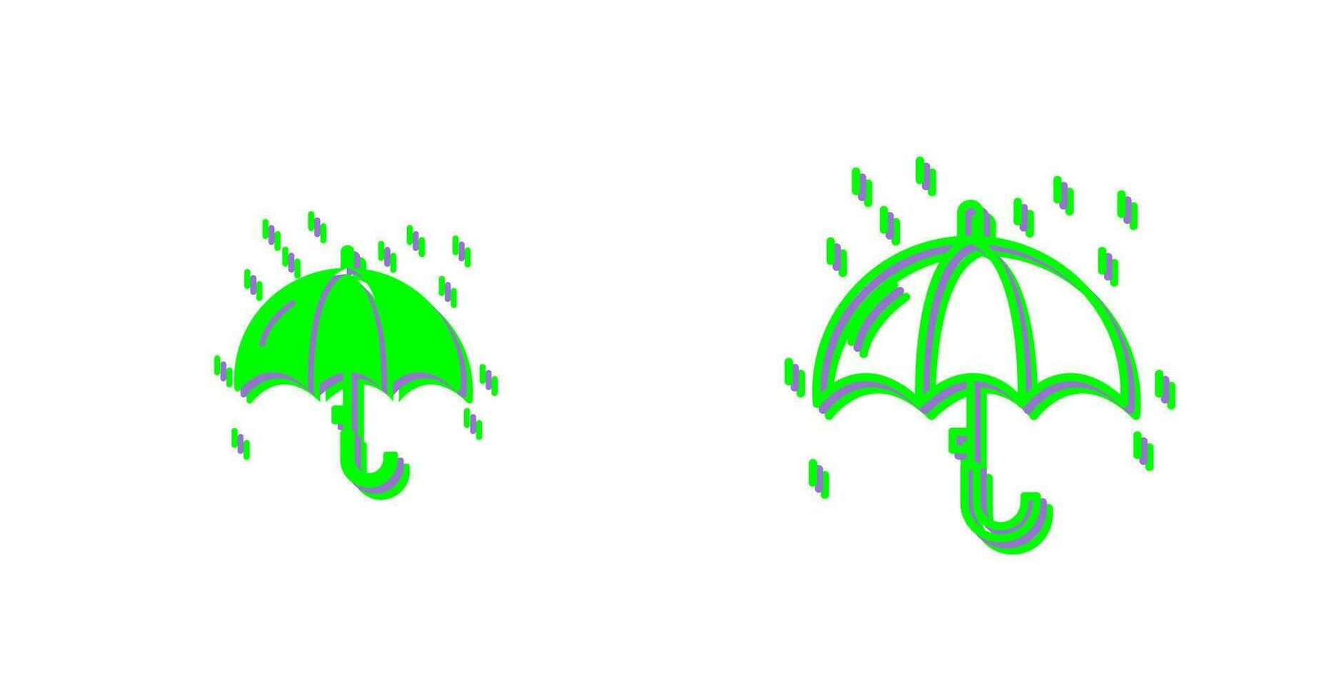 Raining Vector Icon