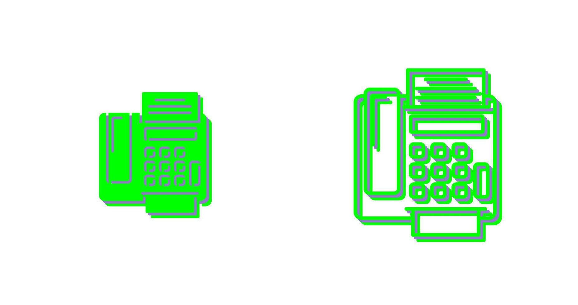 fax Machine Vector Icon