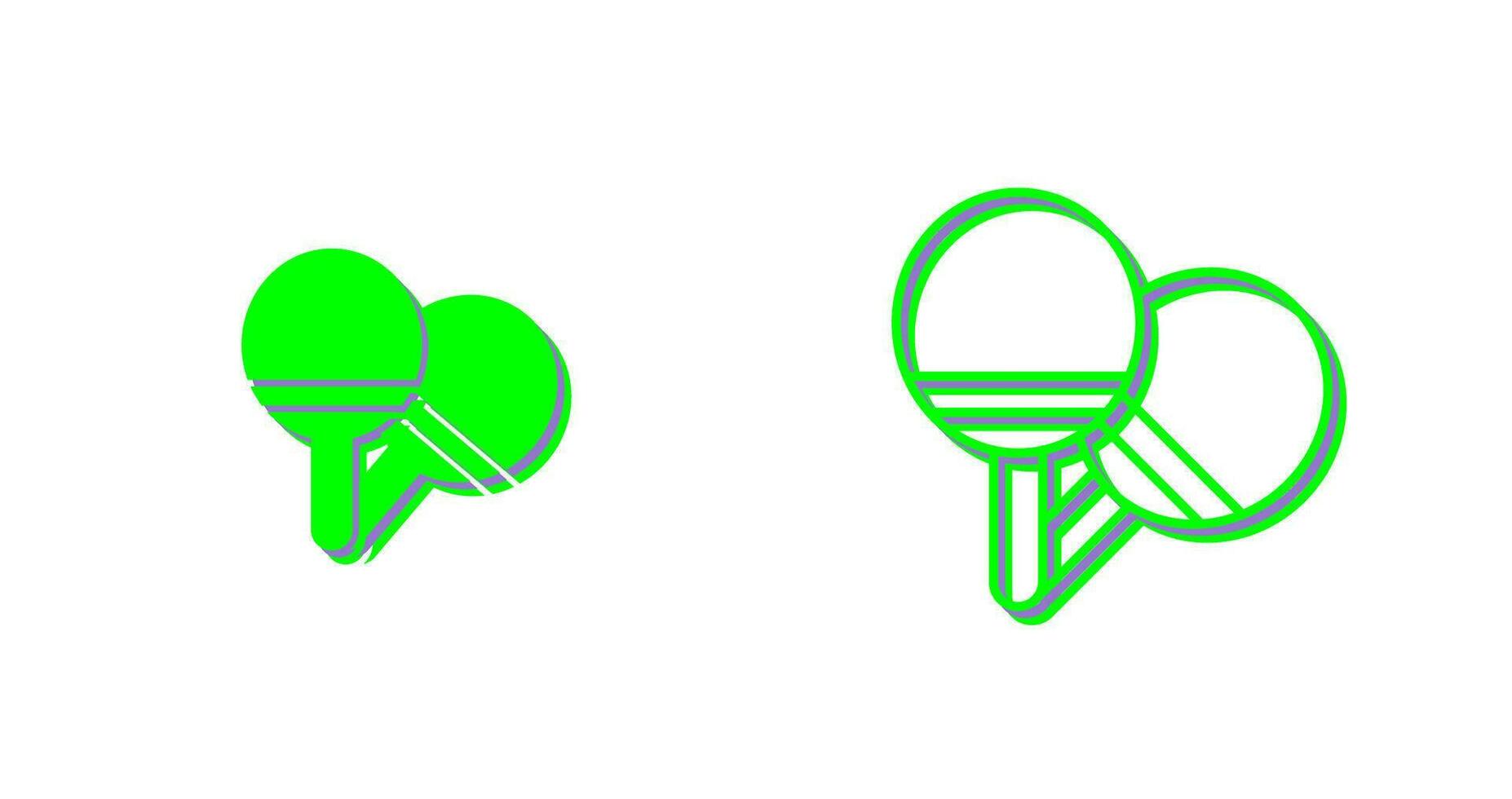 Ping Pong Vector Icon