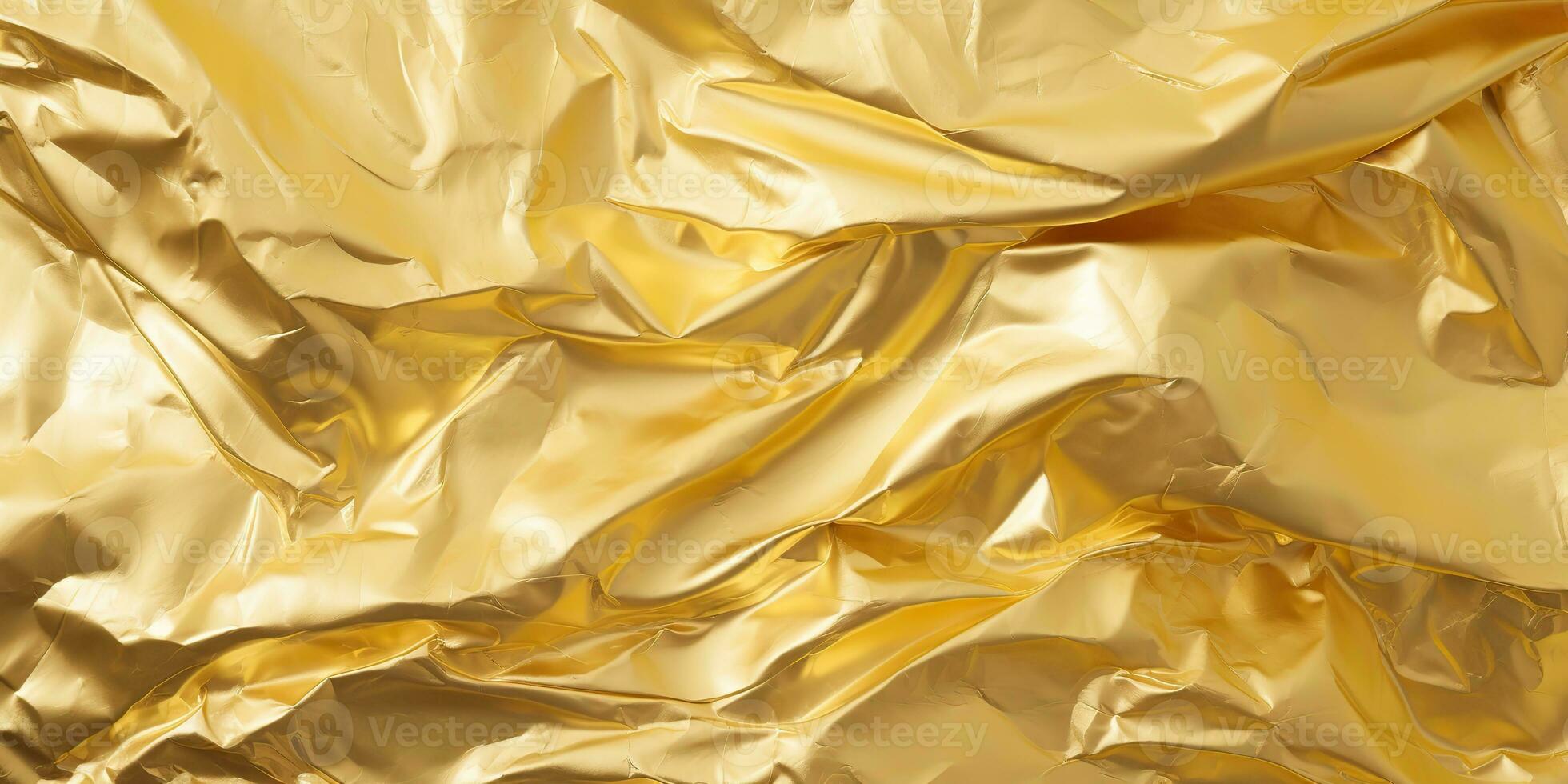AI Generated. AI Generative. Decorative retro vintage metallic textured crumpled shine bright paper background. Graphic Art photo
