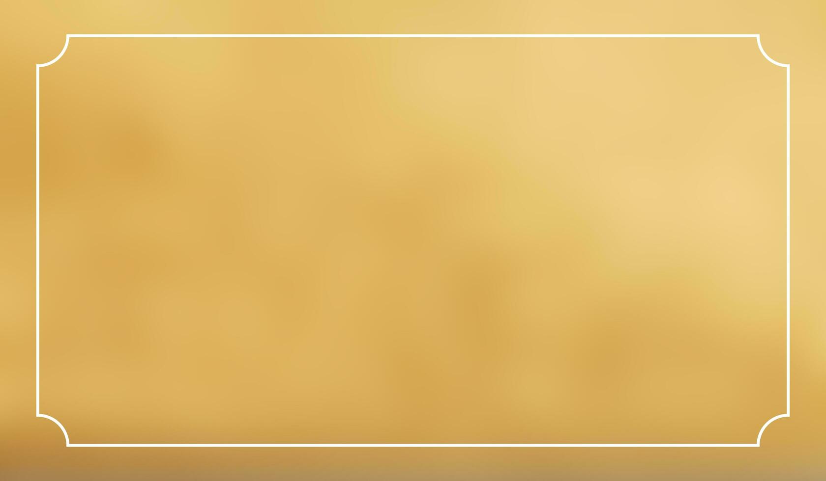 Gold background gradient foil yellow texture frame. Smooth gold gradient blur metallic photo