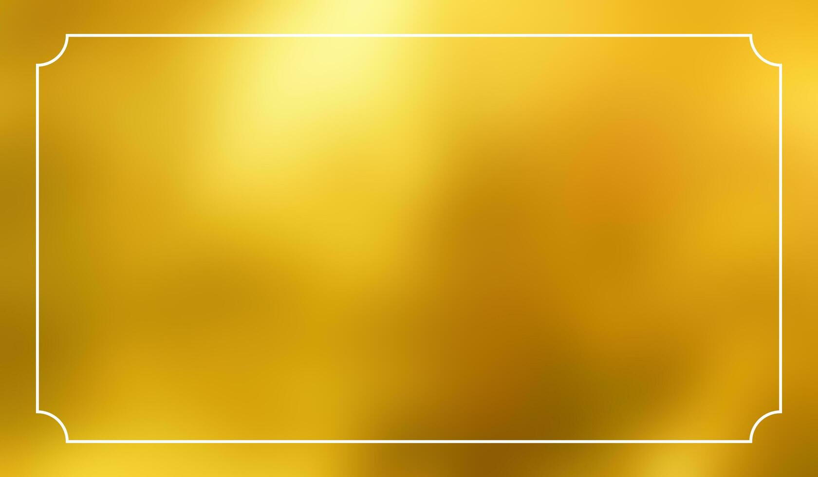 Gold background gradient foil yellow texture frame. Smooth gold gradient blur metallic photo