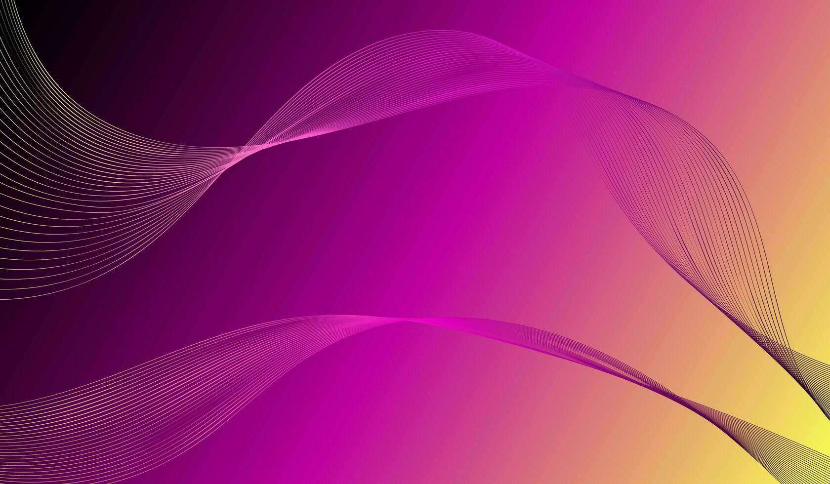 abstract background with glowing wave. Shiny moving lines design element. Futuristic technology concept. photo