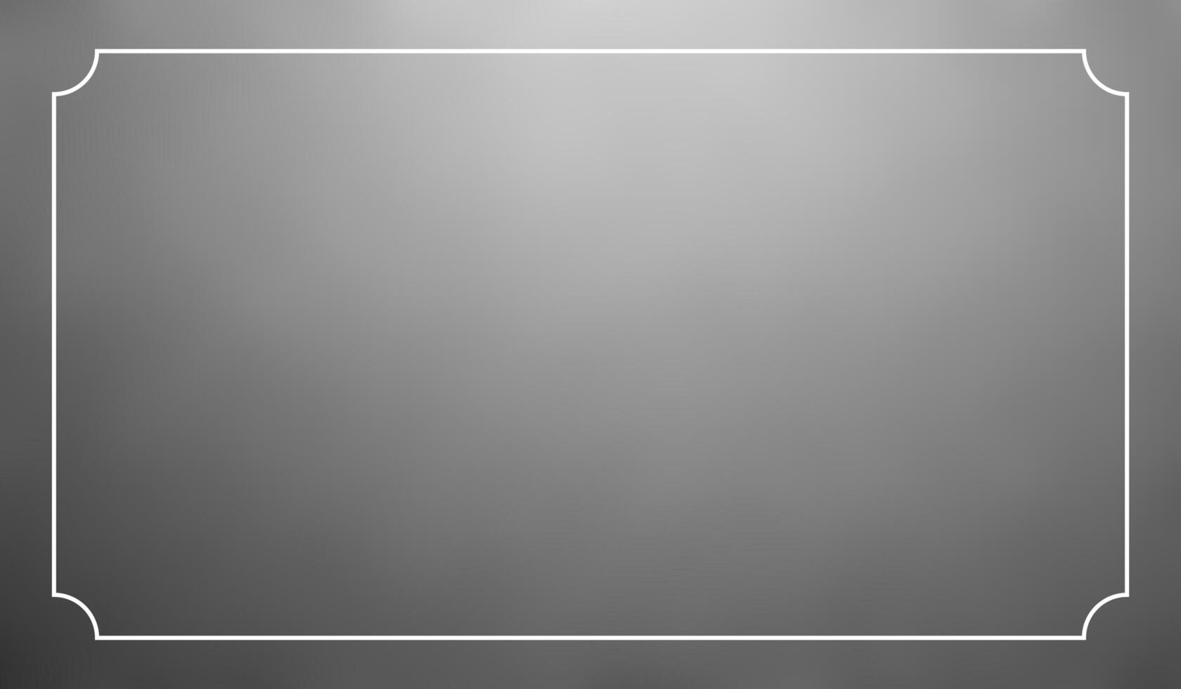 Bright gray abstract blurry background with white frame photo