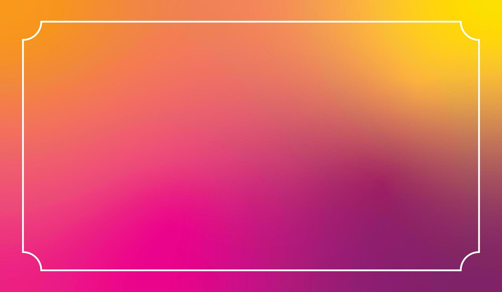 Bright colorful abstract blurry background with white frame photo