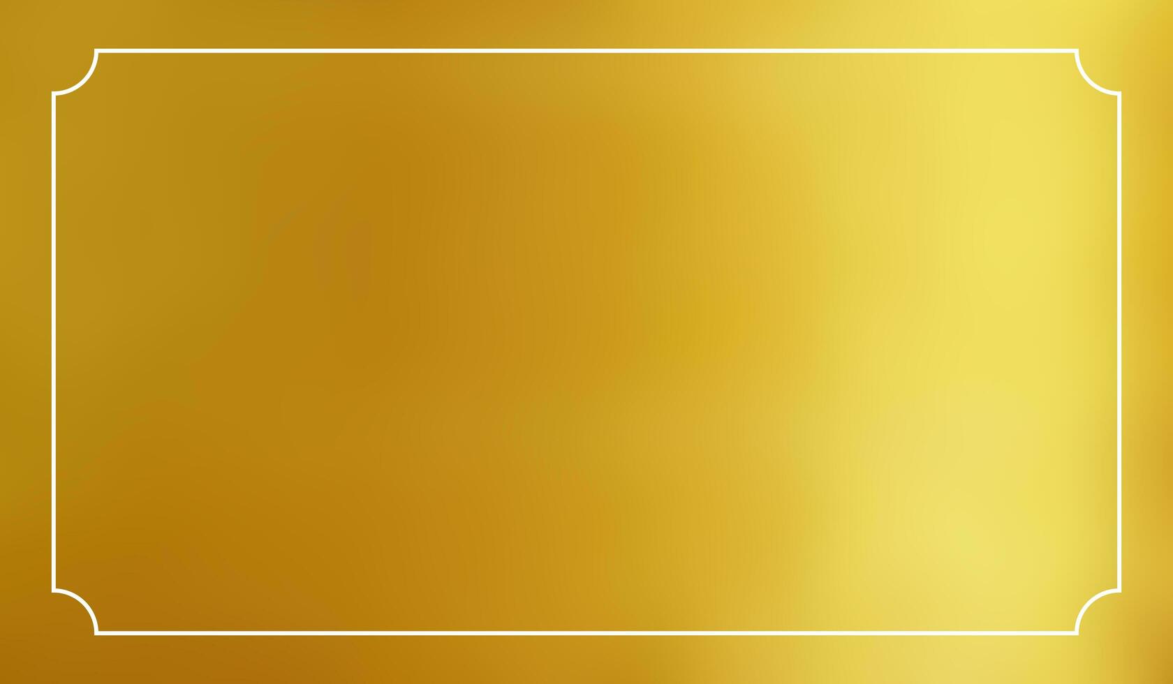 Gold background gradient foil yellow texture frame. Smooth gold gradient blur metallic photo