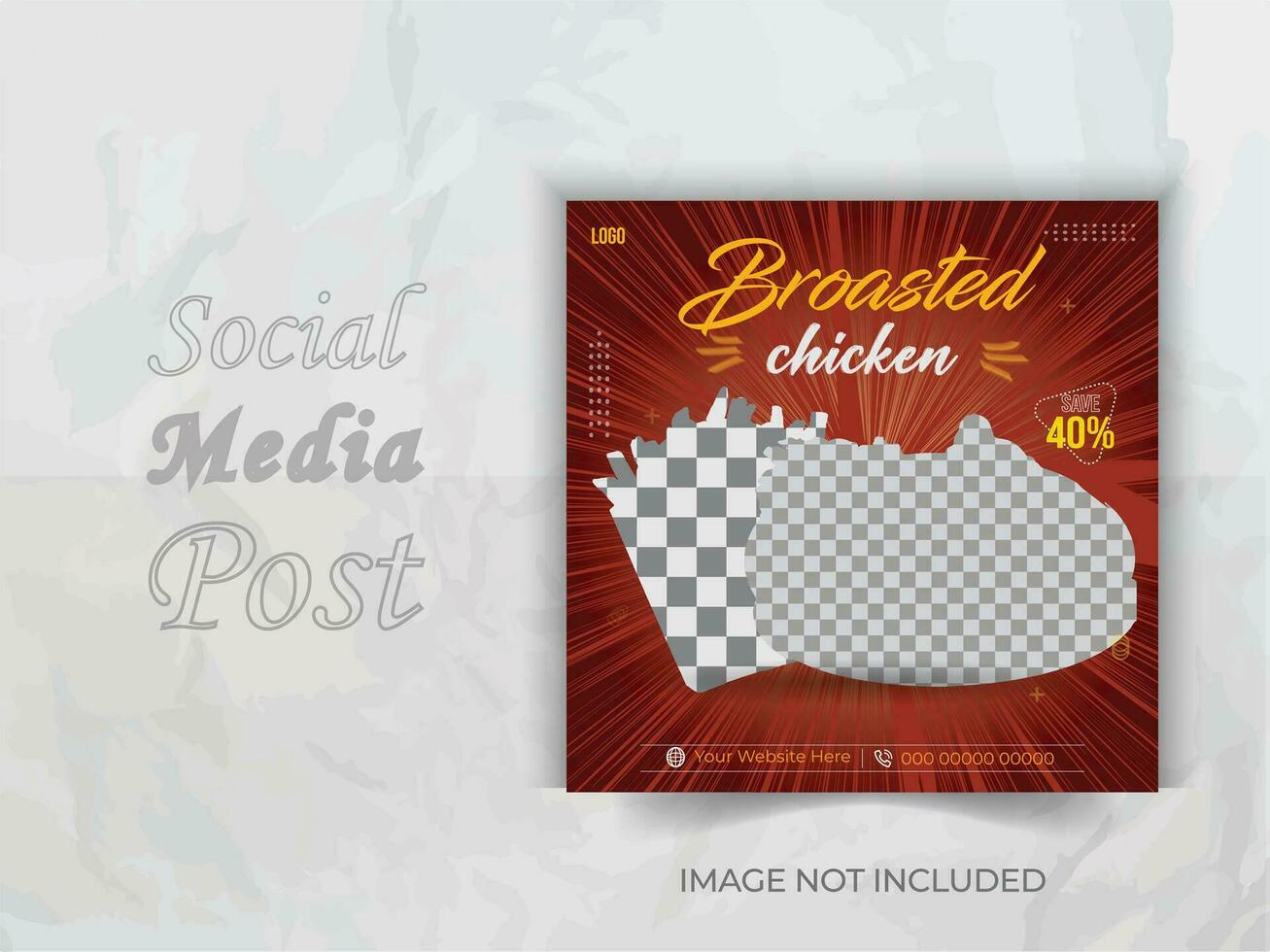 Social Media Post vector