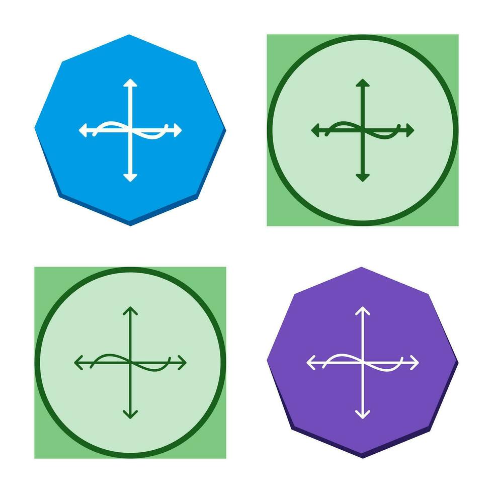 Unique Graph Vector Icon