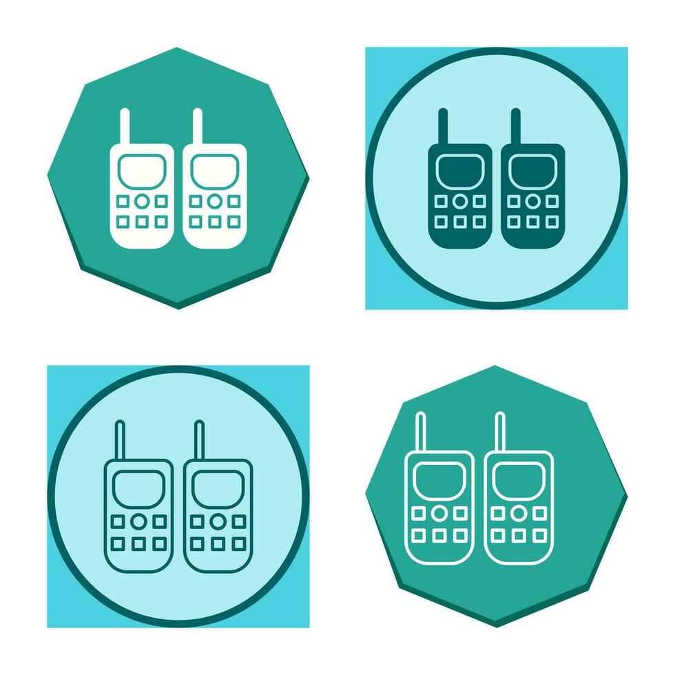 Walkie Talkie Vector Icon