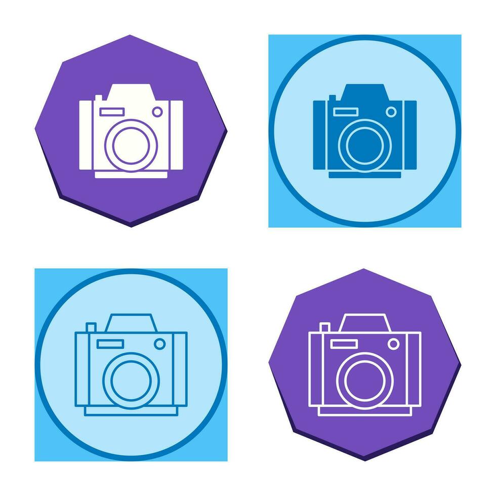 icono de vector de cámara de fotos