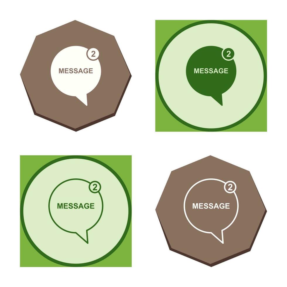 Message Bubbles Vector Icon
