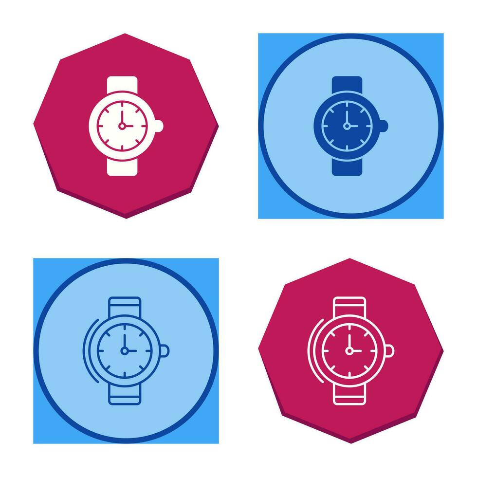 icono de vector de reloj de pulsera