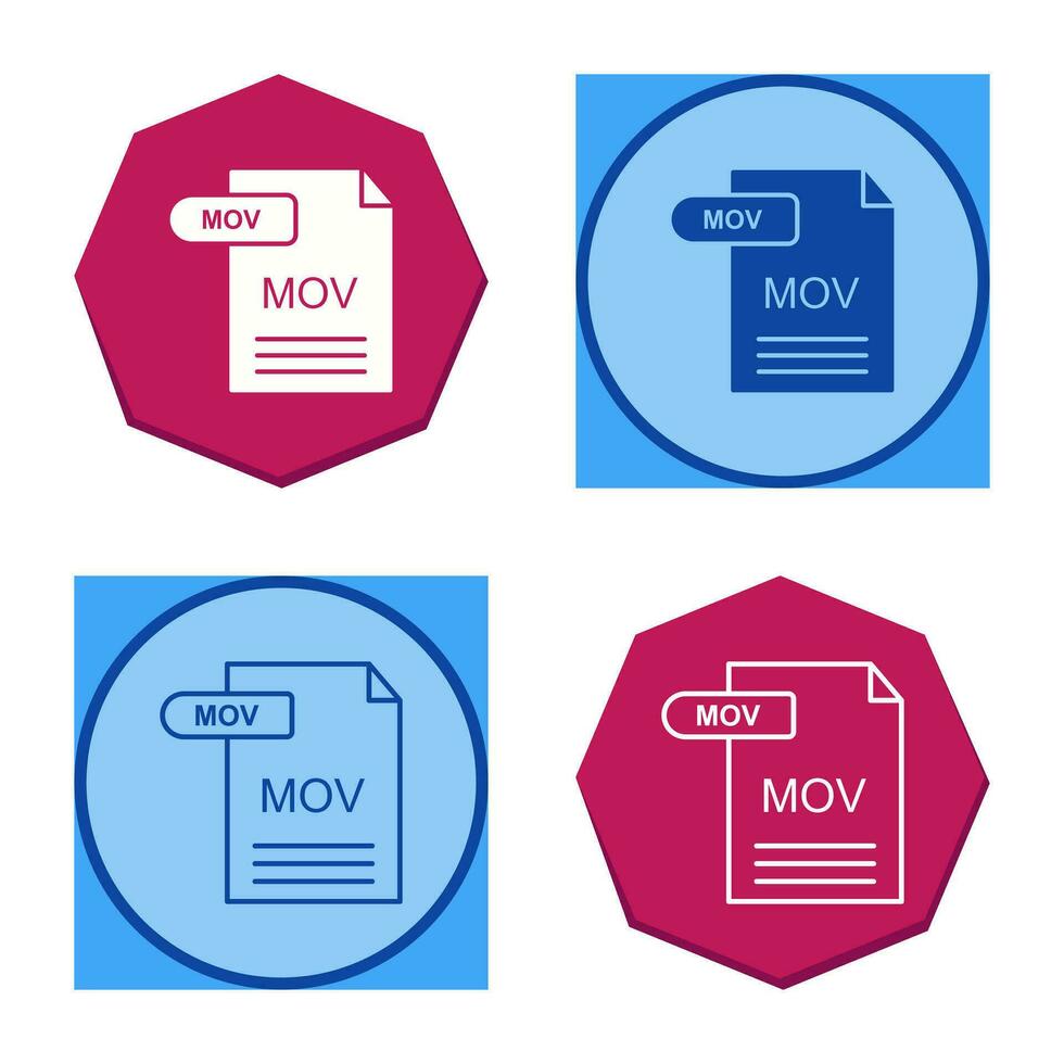 MOV Vector Icon