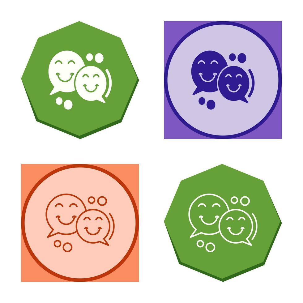 Chatting Vector Icon